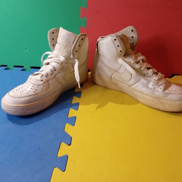 Nike Air Force 1 High OG White Men’s Size 9.5 - Picture 2 of 12
